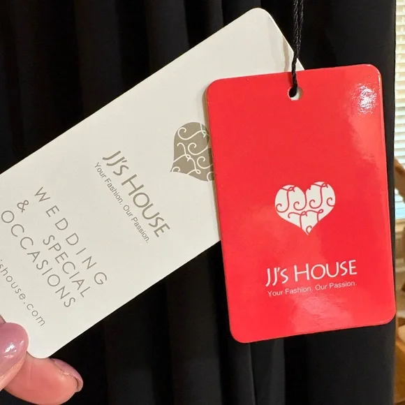 JJ’s House Elegant Black Formal Dress for Cocktail Nights, 26W, NWT - Picture 9 of 9